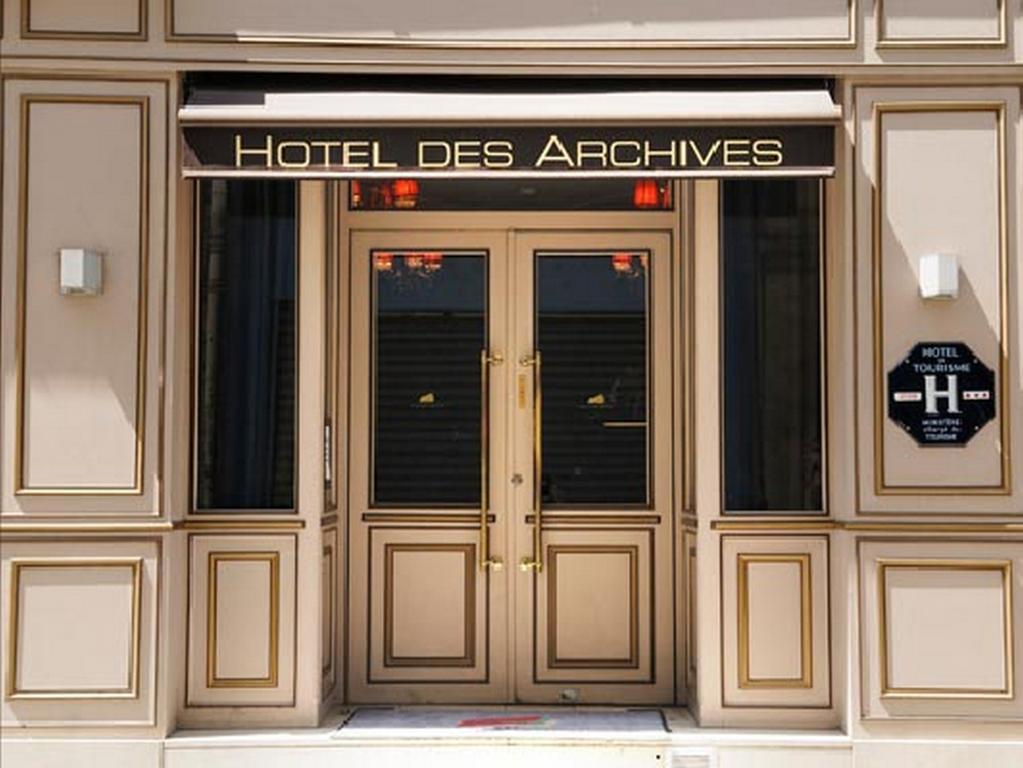 Hotel Des Archives Париж Екстериор снимка