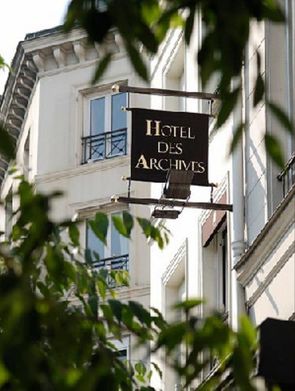 Hotel Des Archives Париж Екстериор снимка